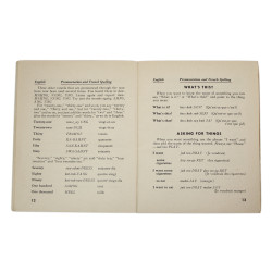 Booklet, French Language Guide, TM 30-302, 1943
