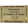 Bandage stérile, Johnson & Johnson, Contract No. N 140s-4833A, 1942, US Navy, Corpsman