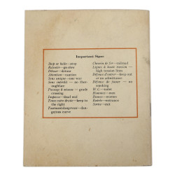 Booklet, Pocket Guide to France, 1944