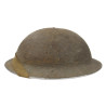 Helmet, Mk II, British, F.&L.-TTC, 1939-1943, Brushed Concrete Camouflage