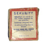 Packet, Prophylactics, SEKURITY