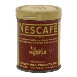 Tin, Soluble Coffee, NESCAFÉ, Ration, Ten-in-One, Empty