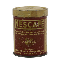 Tin, Soluble Coffee, NESCAFÉ, Ration, Ten-in-One, Empty