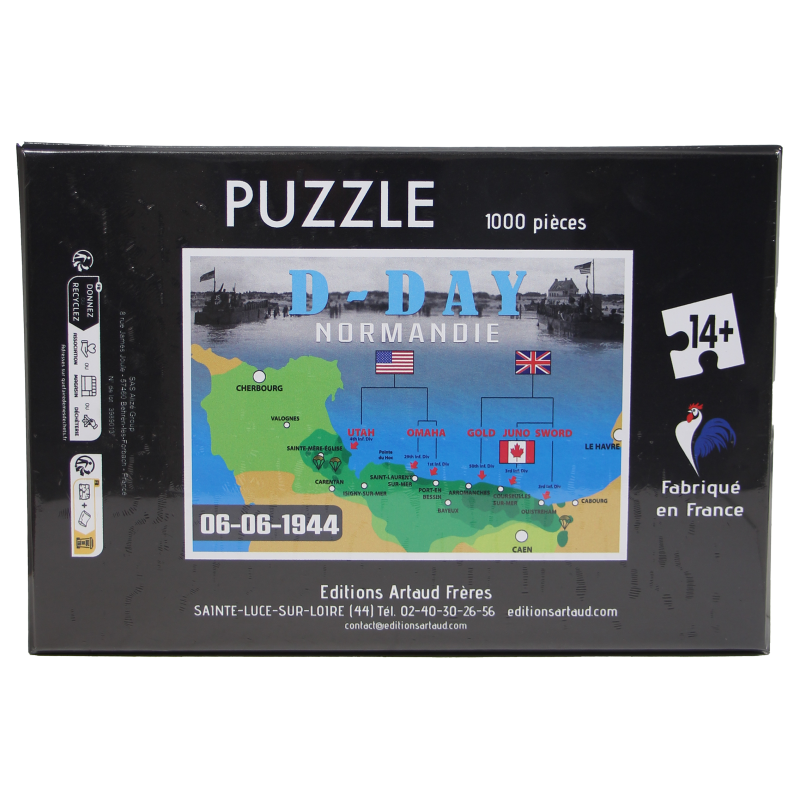 Puzzle, D-Day Normandie, 06.06.1944, 1000 pieces