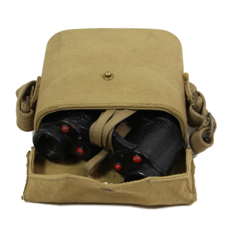 Binoculars, No. 2 Mk III, British, KERSHAW 1944, with Carrying Case, Canadian, Z.L.&T. Ltd. 1941