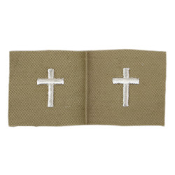 Insignias, Chaplain, Christian, US Army, Cloth, Mint