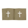 Insignes d'aumônier chrétien, Chaplain, US Army, en tissu, état neuf