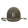 Casque M1, pattes fixes, 6 REC. STA., liner Firestone, A washers verts