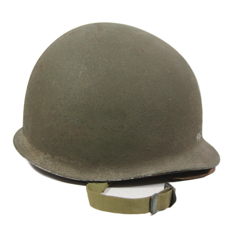 Helmet, M1, Fixed Loops, 6 REC. STA., Firestone Liner, Green A Washers