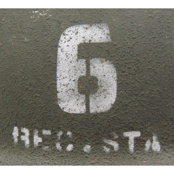 Casque M1, pattes fixes, 6 REC. STA., liner Firestone, A washers verts