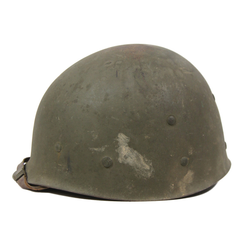 Helmet, M1, Fixed Loops, 6 REC. STA., Firestone Liner, Green A Washers