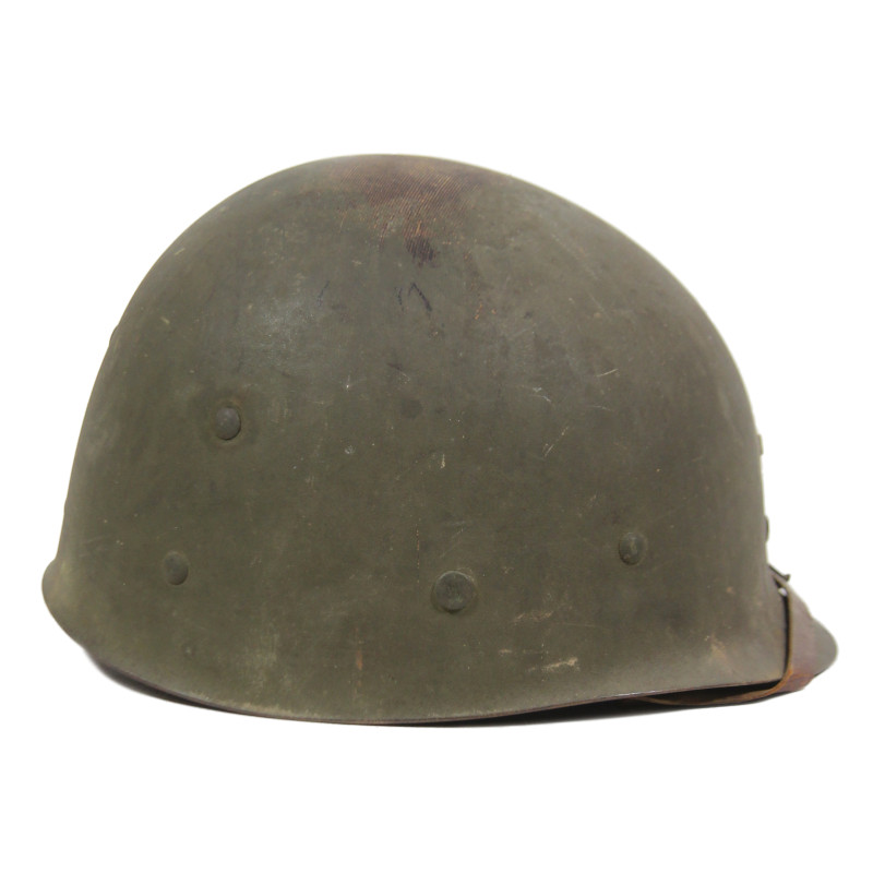 Helmet, M1, Fixed Loops, 6 REC. STA., Firestone Liner, Green A Washers