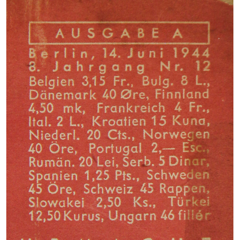 Magazine, Die Wehrmacht, 14 juin 1944