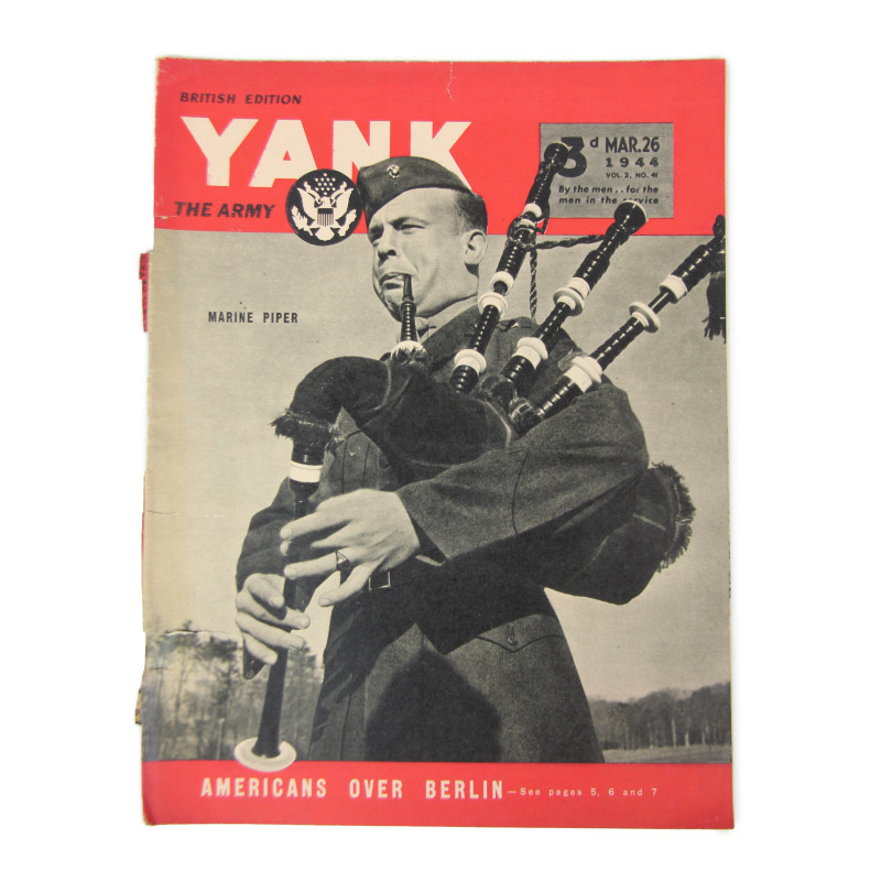 Magazine, YANK, March 26, 1944, British Edition
