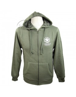 Hoodie, zipped, Jeep