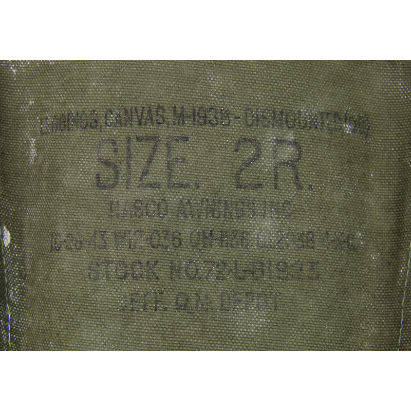 Guêtres en toile, US Army, camouflage blanc