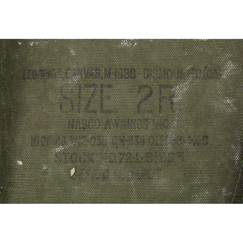 Leggings, Canvas, US Army, White Camouflage