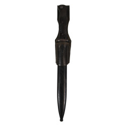 Baïonnette Mauser 98k, 1940, complète avec fourreau au même numéro et porte-baïonnette en cuir