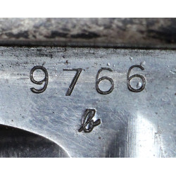 Bayonet, Mauser 98k, 1940, Complete with Matching Scabbard and Leather Frog
