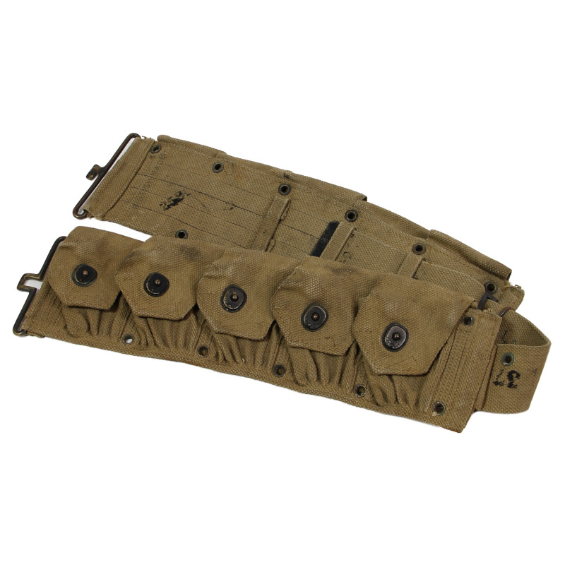 Belt, Cartridge, M1 Rifle, British-Made, M.E. Co. 1944