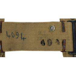 Ceinturon cartouchière M1 Garand, British-Made, M.E. Co. 1944
