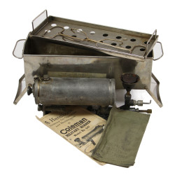 Burner, Coleman, Model No. 527, with Sterilizer, Pioneer, US Army Medical Department