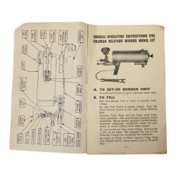 Burner, Coleman, Model No. 527, with Sterilizer, Pioneer, US Army Medical Department