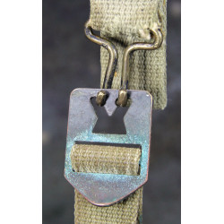 Casque M1, pattes fixes, 5th Infantry Division, impacté
