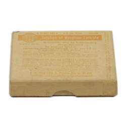 Box, 5-Tube, Solution of Morphine Tartrate, Item No. 9115500, Empty