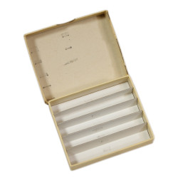 Boîte de 5 syrettes de morphine, Item No. 9115500, vide