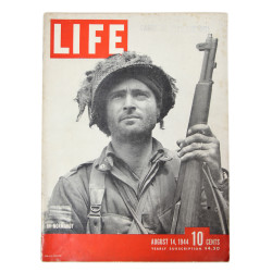 Magazine LIFE, 2nd Lt. Kelso Horne, 508th PIR, 82nd Airborne Division, 14 août 1944