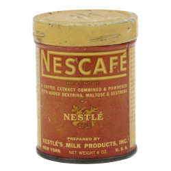 Tin, Soluble Coffee, NESCAFÉ, Ration, Ten-in-One, Empty