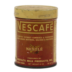 Tin, Soluble Coffee, NESCAFÉ, Ration, Ten-in-One, Empty