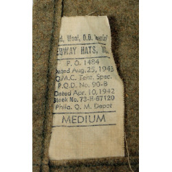 Capuche anti-gaz, US Army, taille Medium, 1943