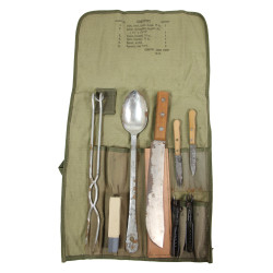 Roll, Cutlery, Canvas, Outfit, Cooking, 20-Man, US Army, Complete