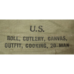 Roll, Cutlery, Canvas, Outfit, Cooking, 20-Man, US Army, Complete