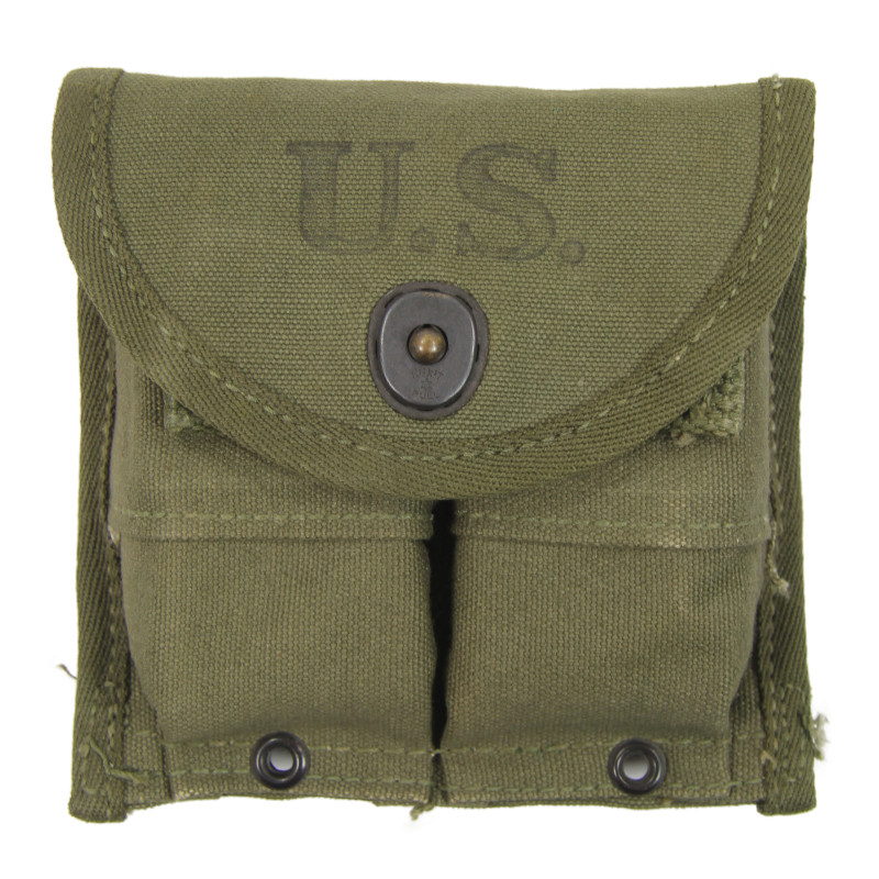 Pouch, Magazine, M1 Carbine, AVERY 1945, OD 7