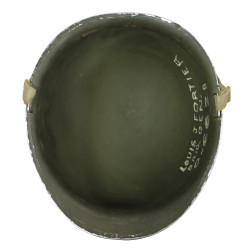 Casque M1, pattes fixes, Brig. Gen. Louis J. "Gun-powder Lou" Fortier, Artillery Commander, 94th Infantry Division, ETO
