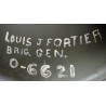 Casque M1, pattes fixes, Brig. Gen. Louis J. "Gun-powder Lou" Fortier, Artillery Commander, 94th Infantry Division, ETO