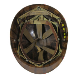 Casque M1, pattes fixes, Brig. Gen. Louis J. "Gun-powder Lou" Fortier, Artillery Commander, 94th Infantry Division, ETO