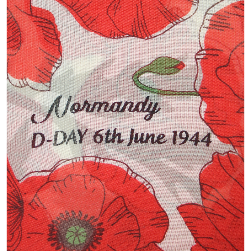 Foulard coquelicots, Normandy