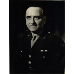 Casque M1, pattes fixes, Brig. Gen. Louis J. "Gun-powder Lou" Fortier, Artillery Commander, 94th Infantry Division, ETO