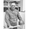 Casque M1, pattes fixes, Brig. Gen. Louis J. "Gun-powder Lou" Fortier, Artillery Commander, 94th Infantry Division, ETO