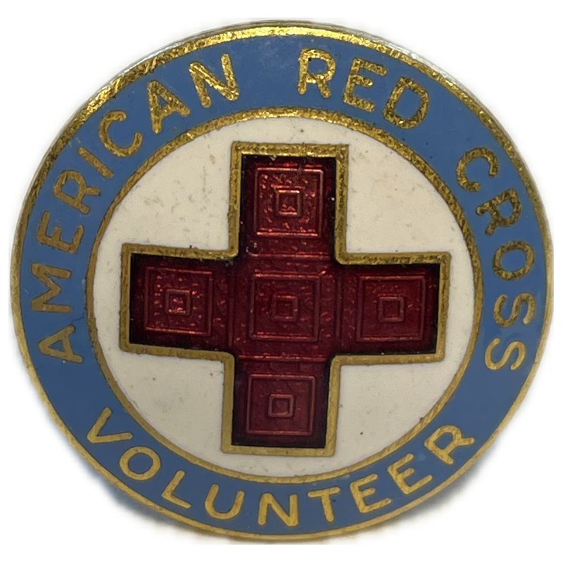 Insigne, American Red Cross Volunteer Insigne, American Red Cross Volunteer