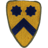 Insigne, 2nd Cavalry Division, bord vert, GEMSCO