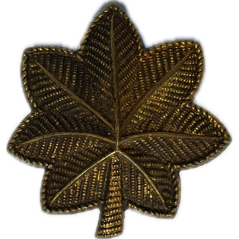 Insignia, Rank, Major, Pin Back Insignia, Rank, Major, Pin Back