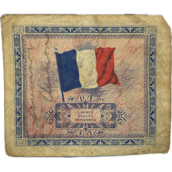 Billet d'invasion, 5 francs, 1944