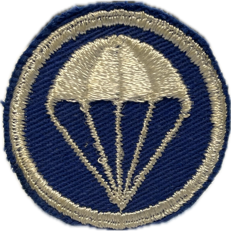 Insigne de calot parachutiste, twill, bleu Insigne de calot parachutiste, twill, bleu