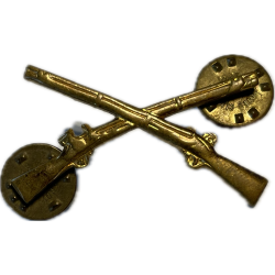 Insigne de col officier US Infantry, à pin's, Snow Flakes, Acid Test