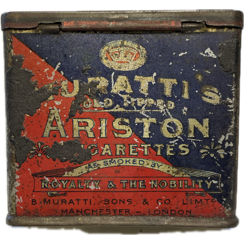 Box, Empty, British Cigarettes, Muratti's Ariston, Normandy